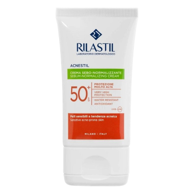 Rilastil Acnestil Photoprotective, krema za zaščito pred soncem - ZF50+ (40 ml)