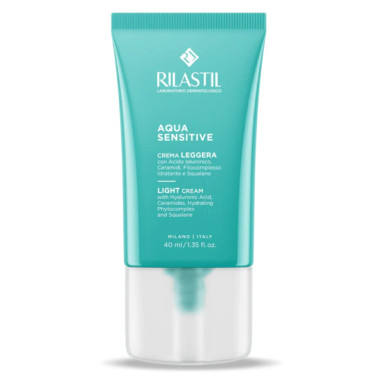 Rilastil Aqua Sensitive, lahka vlažilna krema za občutljivo kožo (40 ml)