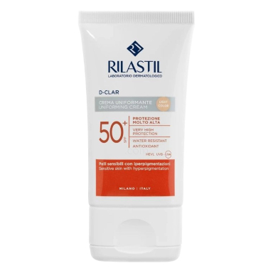 Rilastil D-Clar, obarvana krema za zaščito pred soncem light - ZF50+ (40 ml)
