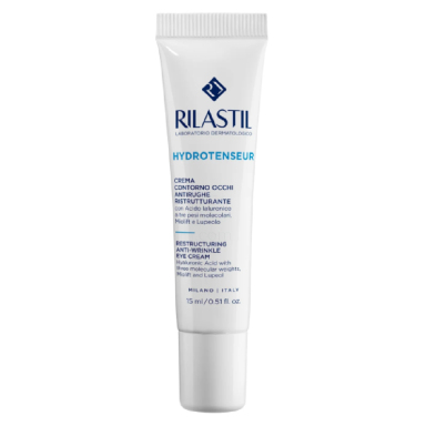 Rilastil Hydrotenseur, obnovitvena krema proti gubam za konturo oči (15 ml)