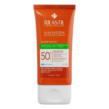 Rilastil Sun System Water Touch Matt, krema za zaščito pred soncem - ZF50+ (50 ml)