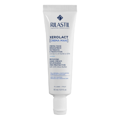 Rilastil Xerolact, obnovitvena krema za roke (30 ml)