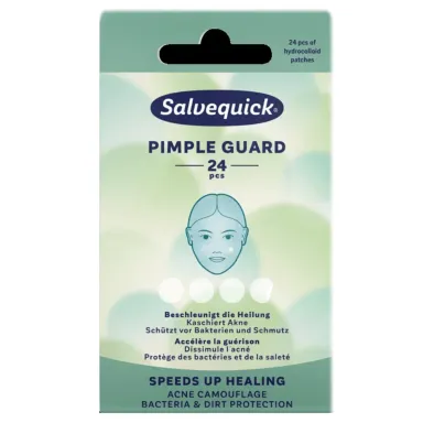 Salvequick Pimple Guard, hidrokoloidni obliži za mozolje (24 kosov)
