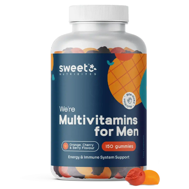 Sweet Nutribites Multivitamini za moške, gumi bonboni (150 gumi bonbonov)