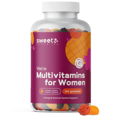 Sweet Nutribites Multivitamini za ženske, gumi bonboni (150 gumi bonbonov)