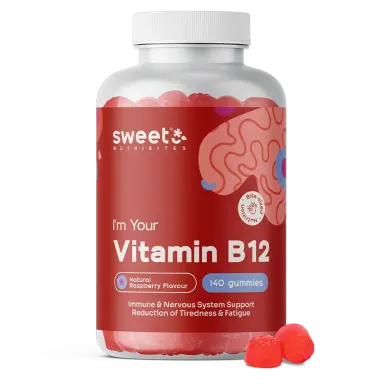 Sweet Nutribites Vitamin B12 500 µg, gumijasti bonboni (140 gumijastih bonbonov)