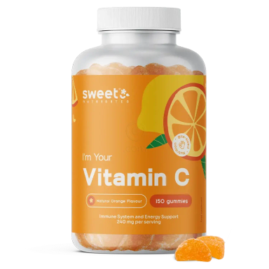 Sweet Nutribites Vitamin C 240 mg, gumi bonboni (150 gumi bonbonov)