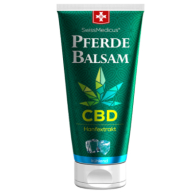Swissmedicus CBD, konjski balzam - hladilni zeliščni balzam za masažo (200 ml)