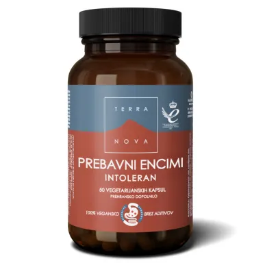 Terranova Prebavni encimi Intoleran kompleks, kapsule (50 kapsul)