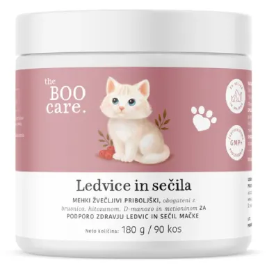 The BOO Care, dopolnilna krmna mešanica za mačke - ledvice in sečila (90 priboljškov)