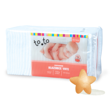 to.to Baby, blazinice vate (60 blazinic vat)