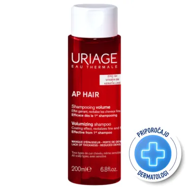Uriage AP Hair, šampon za volumen za tanke lase (200 ml)