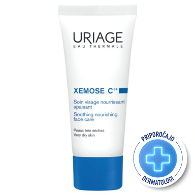 Uriage Xemose C8+, krema za obraz (40 ml)