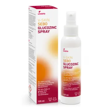 V-Skin Sebo Glucozinc, pršilo (125 ml)