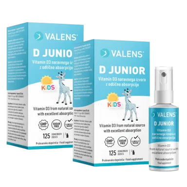 Valens D Junior, pršilo - paket (2 x 25 ml)
