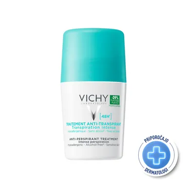 Vichy Deo, deodorant z antiperspirantom za uravnavanje potenja 48h (50 ml)