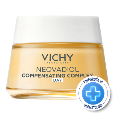 Vichy Neovadiol Compensating Complex, dnevna krema z obnovitvenim kompleksom za zapolnitev in dvig kože - za suho kožo (50 ml)