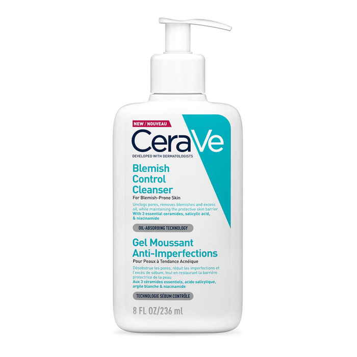 CeraVe čistilni gel za kožo, nagnjeno k nepravilnostim, 236 ml