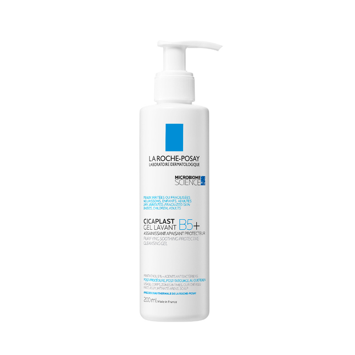 La Roche-Posay Cicaplast Gel Lavant B5 pomirjevalni in zaščitni gel za vsakodnevno umivanje, 200 ml