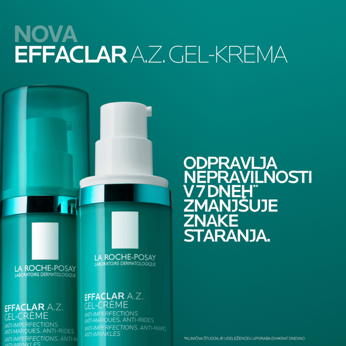 La Roche-Posay Effaclar A.Z. gel-krema, 40 ml