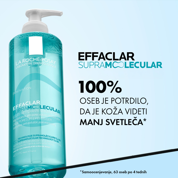 La Roche-Posay Effaclar Supramolecular čistilni gel za obraz, 400 ml