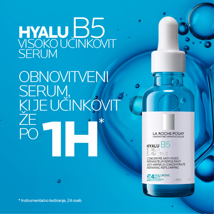 La Roche-Posay Hyalu B5 serum proti gubam s hialuronsko kislino, 30 ml