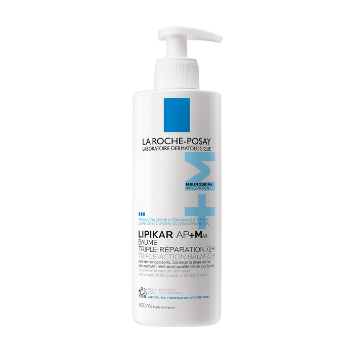 La Roche-Posay Lipikar Baume AP+Max balzam s trojnim učinkom, 400 ml